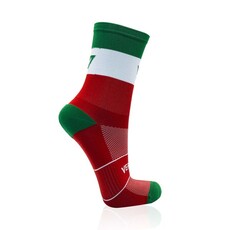 Versus Italy Flag Performance Active Socks - Green/Red