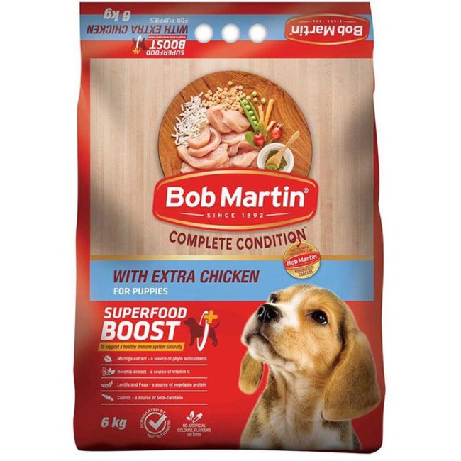 Bob martin sale puppy food