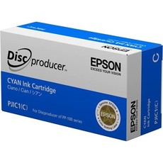 Genuine Epson PJIC1(C) DiscProducer PP-100 Cyan Ink Cartridge (C13S020447)