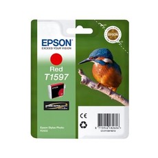 Genuine Epson T1597 Red Ink Cartridge