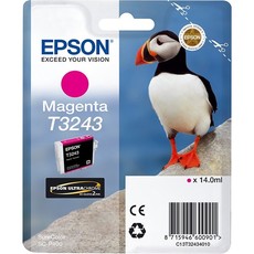 Genuine Epson T3243 Magenta 14ml Ink Cartridge (C13T32434010)