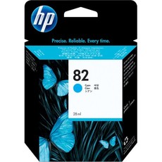 Genuine HP 82 69-ml Cyan Ink Cartridge (C4911A)