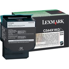 Lexmark C544X1KG Extra High Yield Return Program Black Laser Toner Cartridge