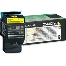 Lexmark C544X1YG Extra High Yield Return Program Yellow Laser Toner Cartridge