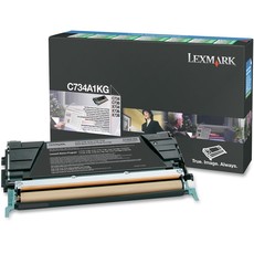 Lexmark C734A1KG Return Program Black Laser Toner Cartridge (C734A1KG)