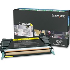 Lexmark C734A1YG Return Program Yellow Laser Toner Cartridge