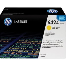 Genuine HP 642A Yellow LaserJet Toner Cartridge (CB402A)