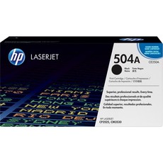 Genuine HP 504A Black LaserJet Toner Cartridge (CE250A)