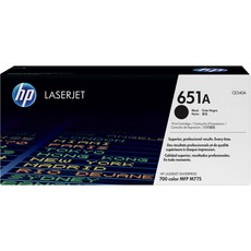 Genuine HP 651A Black LaserJet Toner Cartridge (CE340A)