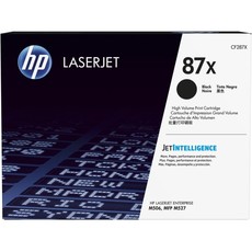 Genuine HP 87X High Yield Black LaserJet Toner Cartridge (CF287X)