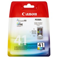 Genuine Canon CL-41 Tri-Colour Ink Cartridge Blister Pack