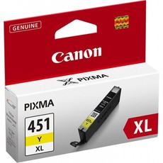 Genuine Canon CLI-451XL Yellow Ink Cartridge