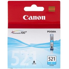 Genuine Canon CLI-521 Cyan Ink Cartridge