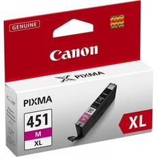 Genuine Canon CLI-451XL Magenta Ink Cartridge Blister Pack