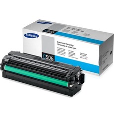 Genuine Samsung CLT-C506L Cyan Toner Cartridge (SU040A)