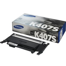 Genuine Samsung CLT-K407S Black Laser Toner Cartridge (SU132A)