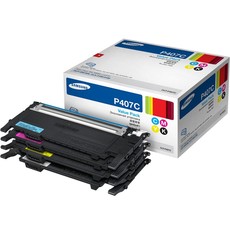 Genuine Samsung CLT-P407C CMYK Value Pack Toner Cartridges