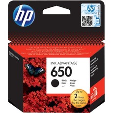 Genuine HP 650 Black Ink Cartridge Blister Pack (CZ101AE#302)