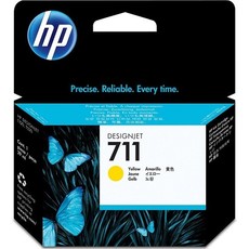 Genuine HP 711 29ml Yellow Ink Cartridge (CZ132A)