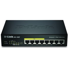 D-Link DGS-1008P 8-Port Gigabit PoE Unmanaged Desktop Switch