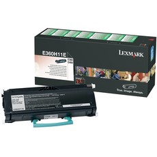 Lexmark E360H11E High Yield Return Program Black Laser Toner Cartridge (E360H11E)