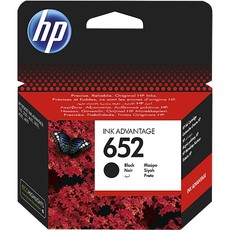 Genuine HP 652 Black Ink Cartridge Blister Pack (F6V25AE#302)