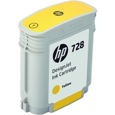 Genuine HP 728 40ml Yellow DesignJet Ink Cartridge (F9J61A)