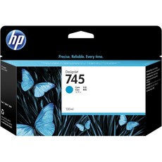 Genuine HP 745 130ml DesignJet Cyan Ink Cartridge (F9J97A)