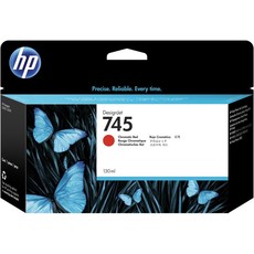 Genuine HP 745 130ml DesignJet Chromatic Red Ink Cartridge (F9K00A)