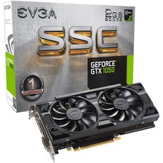 EVGA nVidia GeForce GTX 1050 2GB DDR5 Gaming Graphics Card (N1050-2GBSSC-6154)