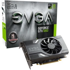 EVGA nVidia GeForce GTX 1060 6GB DDR5 Gaming Graphics Card (N1060-6GB-6161)