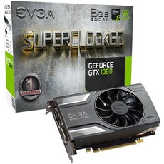 EVGA nVidia GeForce GTX 1060 6GB DDR5 Gaming Graphics Card (N1060-6GBSC-6163)