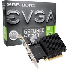 EVGA nVidia GeForce GT 710 2GB DDR3 Graphics Card (N710-2GB-2712)