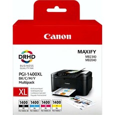 Genuine Canon PGI-1400XL C/M/Y/BK Ink Cartridge MultiPack