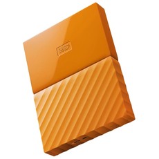 WD My Passport Portable 4TB 2.5-inch Hard Drive - Orange