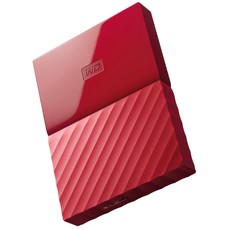 WD My Passport Portable 4TB 2.5-inch Hard Drive - Red