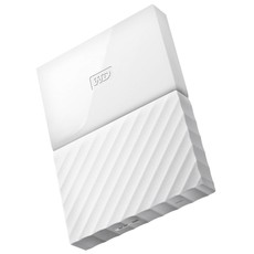 WD My Passport Portable 4TB 2.5-inch Hard Drive - White