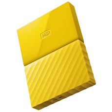 WD My Passport Portable 4TB 2.5-inch Hard Drive - Yellow