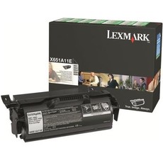 Lexmark X651A11E Return Program Black Laser Toner Cartridge