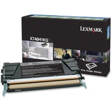 Lexmark X746H1KG Black High Yield Return Program Laser Toner Cartridge