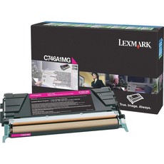 Lexmark C746A1MG Magenta Return Program Laser Toner Cartridge