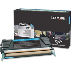 Lexmark C746A1CG Cyan Return Program Laser Toner Cartridge