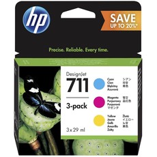 Genuine HP 711 3-pack 29ml Cyan/Magenta/Yellow Ink Cartridges (P2V32A)