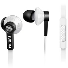 Philips TX1 In-Ear Headphones with Mic - White