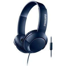 Philips SHL3075 BASS+ Headphones with Mic - Blue