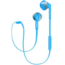 Philips SHB5250 In-Ear Bluetooth Headphones with Mic - Blue