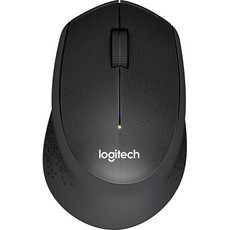 Logitech M330 Silent Plus Wireless Mouse - Black (910-004909)