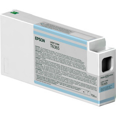 Epson Singlepack Light Cyan T636500 UltraChrome HDR 700ml Ink Cartridge (C13T636500)