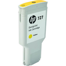 Genuine HP 727 300ml Yellow DesignJet Ink Cartridge (F9J78A)