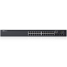 Dell EMC PowerSwitch N1524P 24 Port PoE+ Managed Switch (210-AEVY)